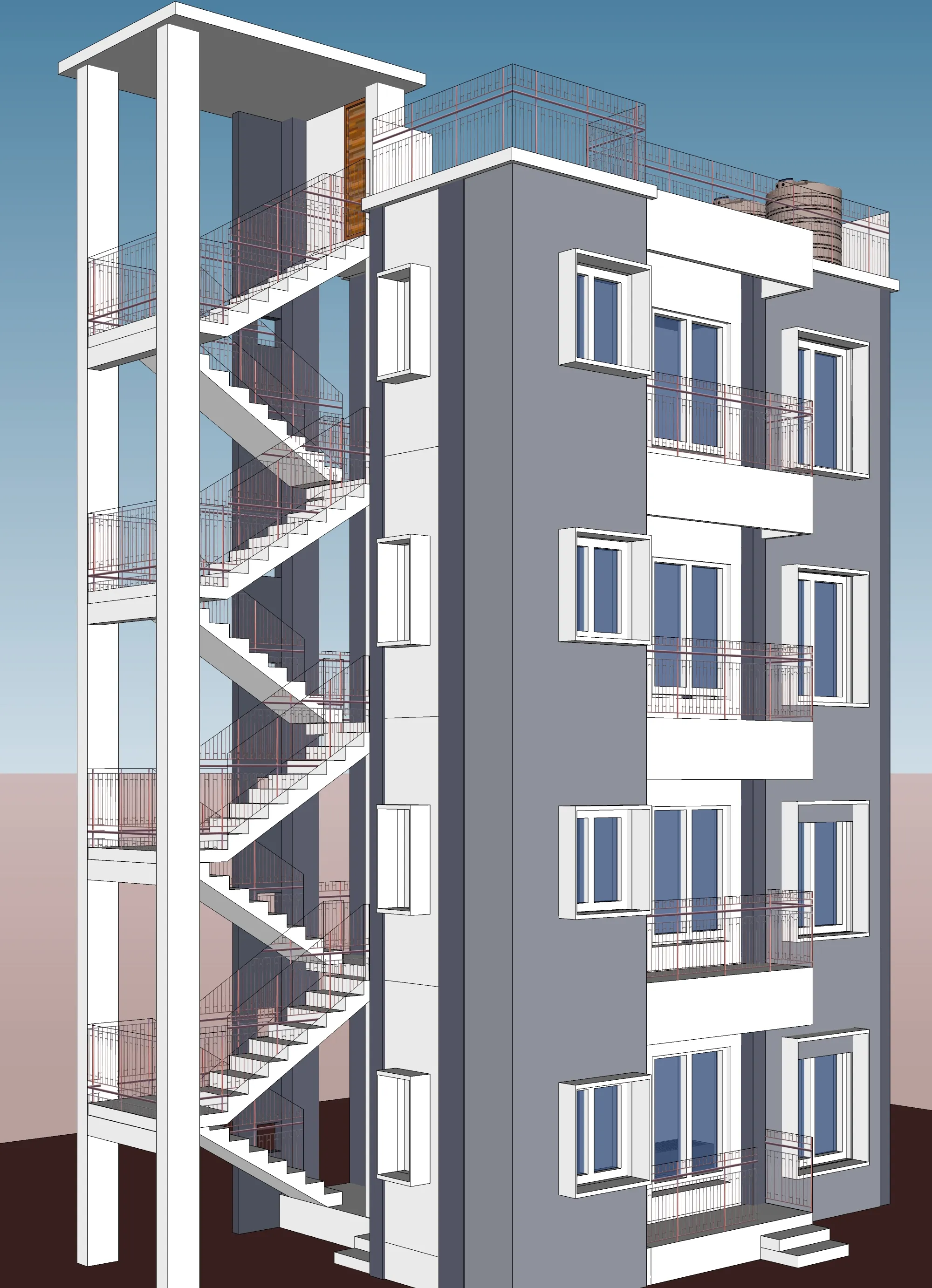 LIGHT HOUSE PMC TYPE-D BLOCK 